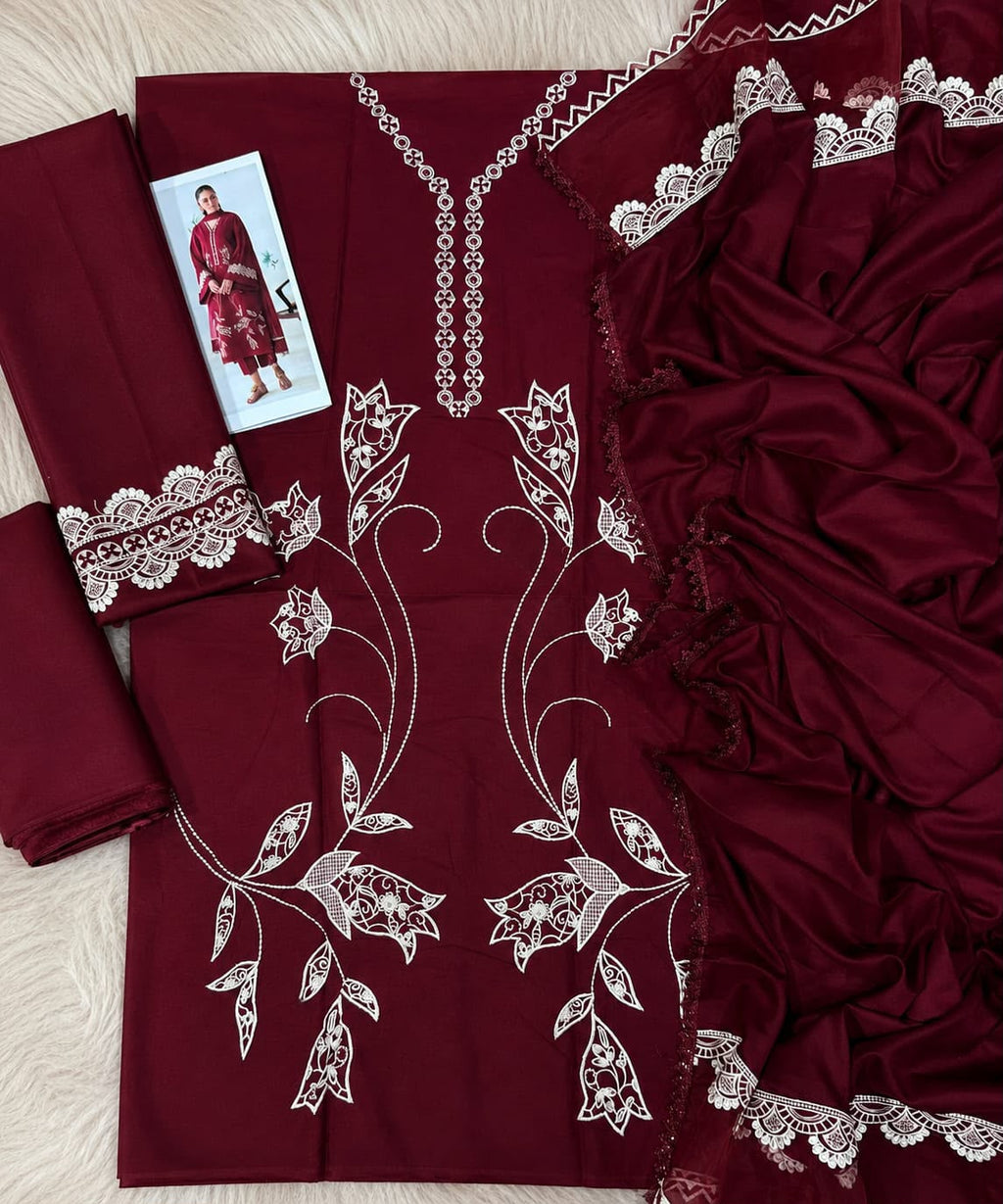 WINTER EDITION 2027” BAROQUE  (DHANAK 3PC)