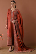 Winter COLLECTION 2026 Fabric Dhanak 3PC Embroidery collection NH11