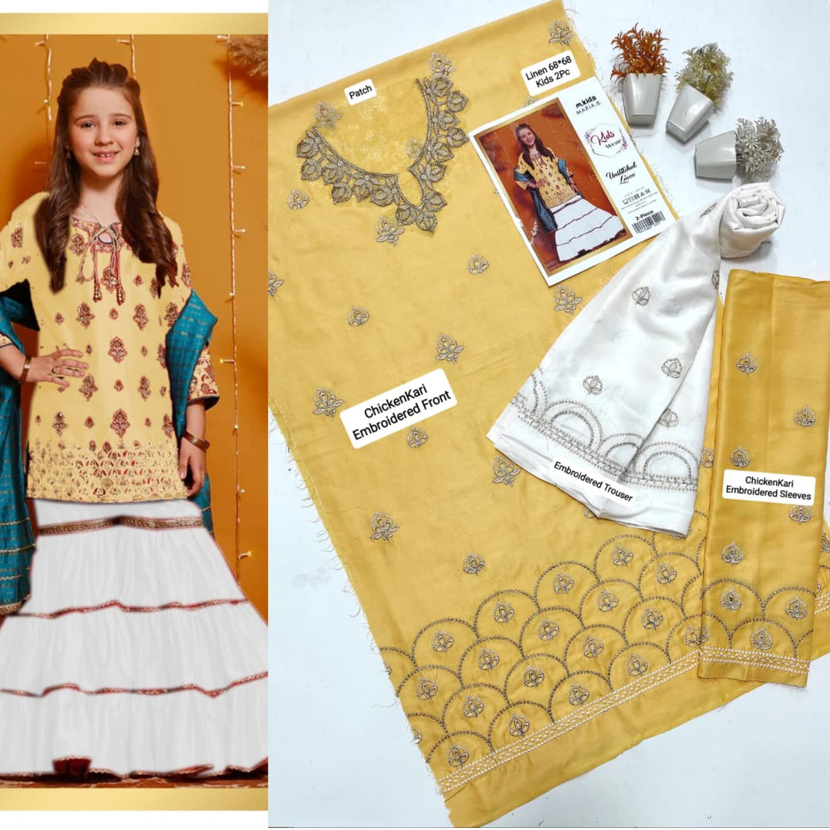 NEW ARRIVALS KID’S LINEN 2pc Unstitched COLLECTION 2026-2027✨