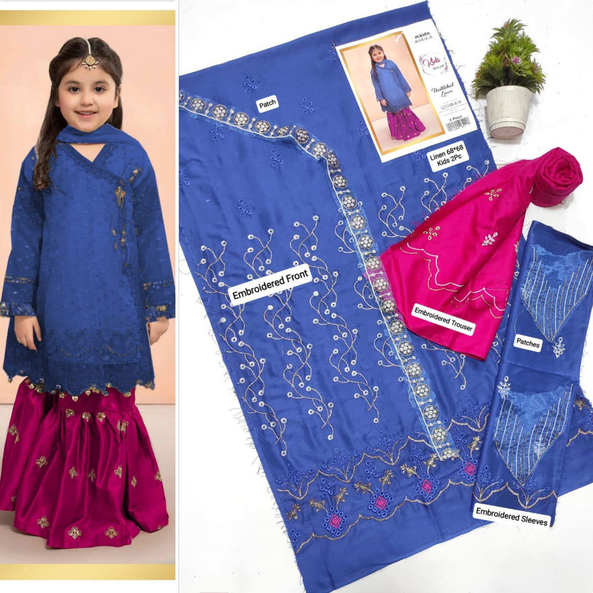 NEW ARRIVALS KID’S LINEN 2pc Unstitched COLLECTION 2026-2027✨