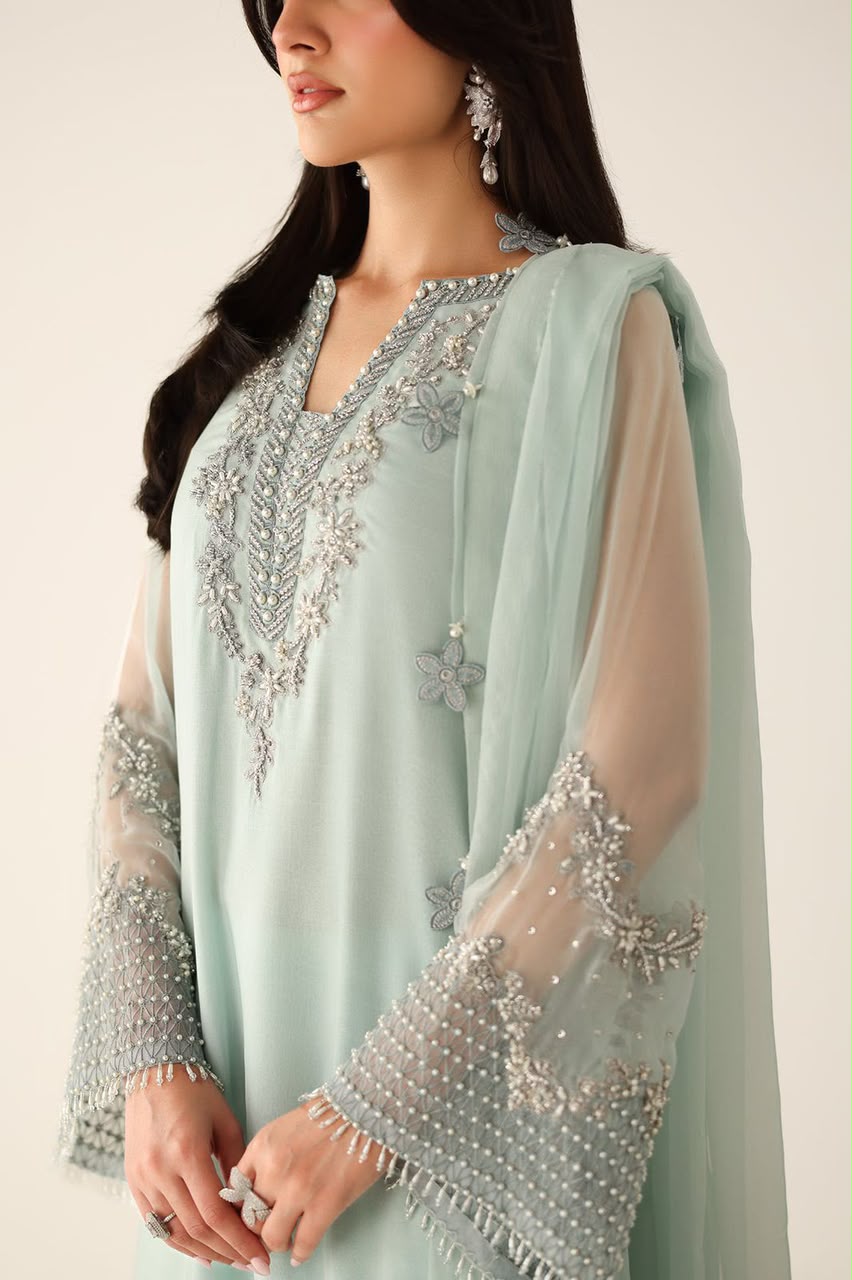 LUXURY CHIFFON HAND EMBELLISHED FESTIVE COLLECTION 2026/ B23